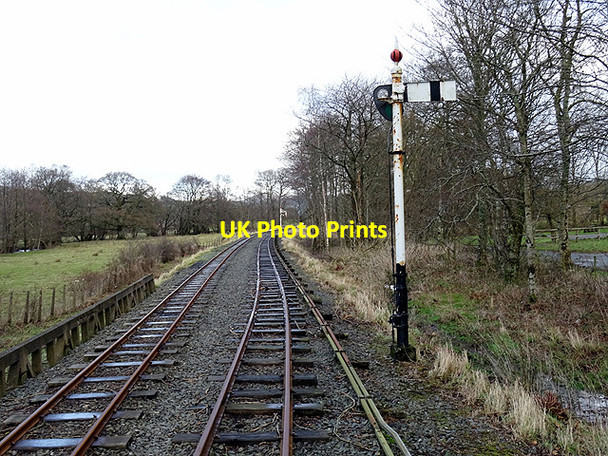 Photo 6"x4" The passing loop at Llangower Llangower c2016