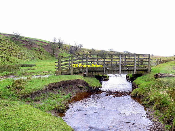 Photo 6"x4" Footbridge over Hopeshield Burn Uppertown\/NY8672 c2016