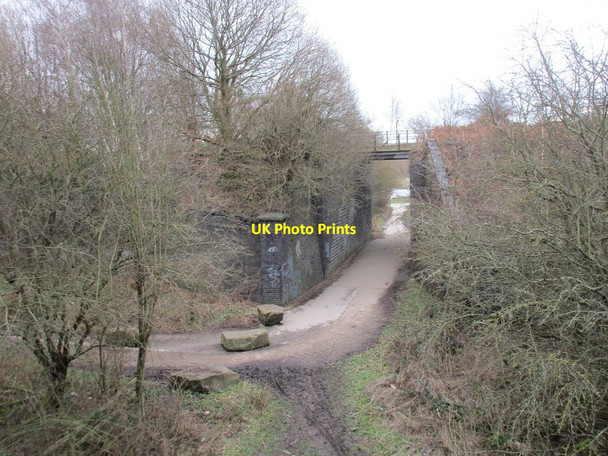 Photo 6"x4" Disused railway bridge Holbrook\/SK4481 c2016