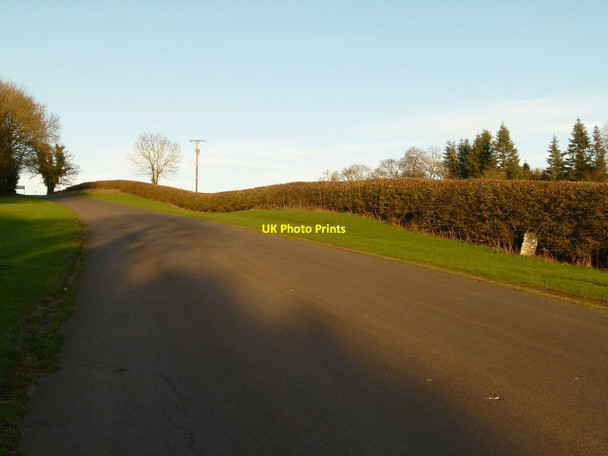 Photo 6"x4" Former main road at Barnsdale, with milestone Barnsdale\/SK9009 c2016
