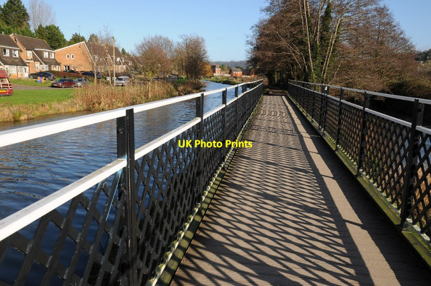 Photo 6"x4" Footbridge beside Stroudwater Canal Stroud\/SO8405 c2016