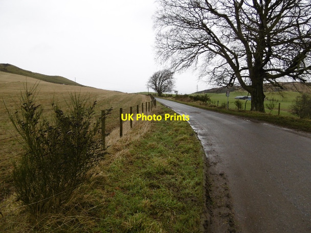 Photo 6"x4" Yellow road, Little Ballo Abernyte c2016