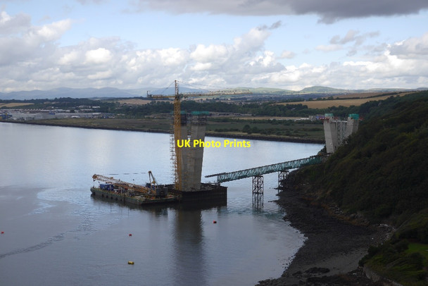 Photo 6"x4" Construction, Queensferry Crossing Queensferry\/NT1278 c2015