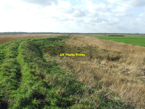 Photo 6"x4" Flood Bank Herringfleet c2016