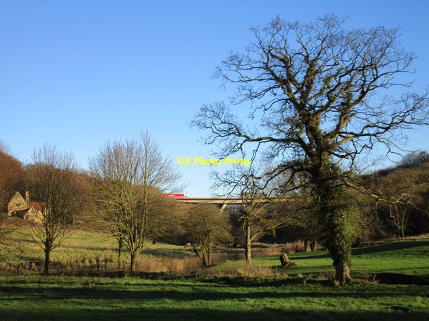 Photo 6"x4" View towards the Wentbridge Viaduct Wentbridge c2016