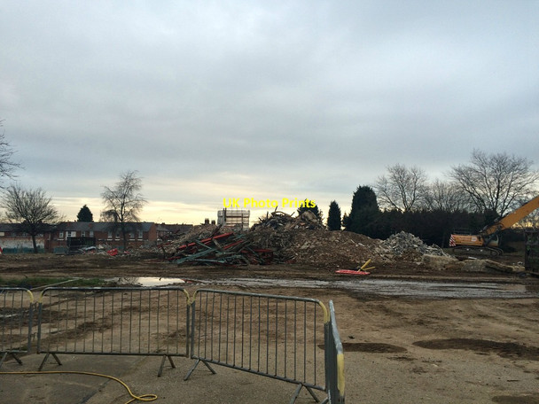 Photo 6"x4" E block has gone! Beeston\/SK5236 c2016