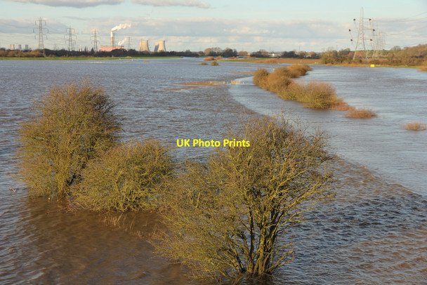 Photo 6"x4" Trent floodwater Fledborough c2016