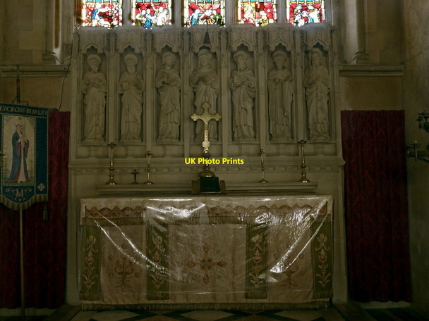 Photo 6"x4" Church of the Holy Cross, Burley on the Hill Burley\/SK8810 c2016 P2