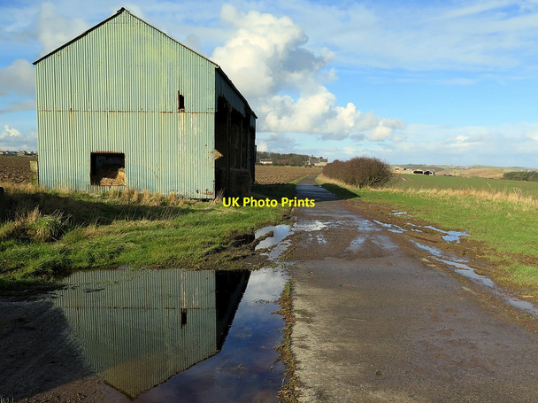 Photo 6"x4" Barn south of Dunstan Steads Embleton\/NU2322 c2016
