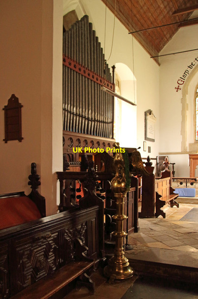 Photo 6"x4" St Andrew, Great Saxham - Organ Frizzeler's Green c2016
