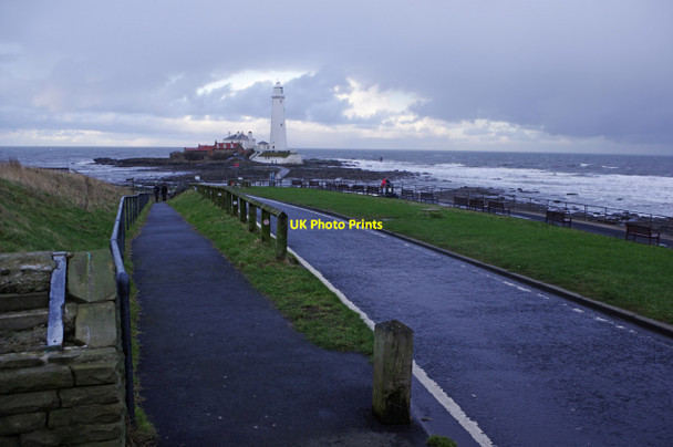 Photo 6"x4" St Mary's Island Whitley Sands c2016