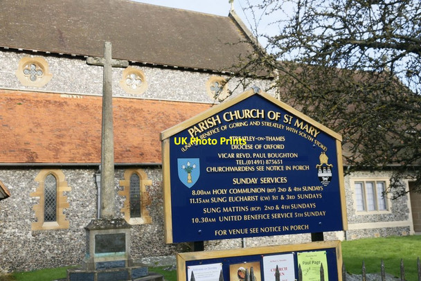Photo 6"x4" Parish Church Streatley\/SU5980 c2016