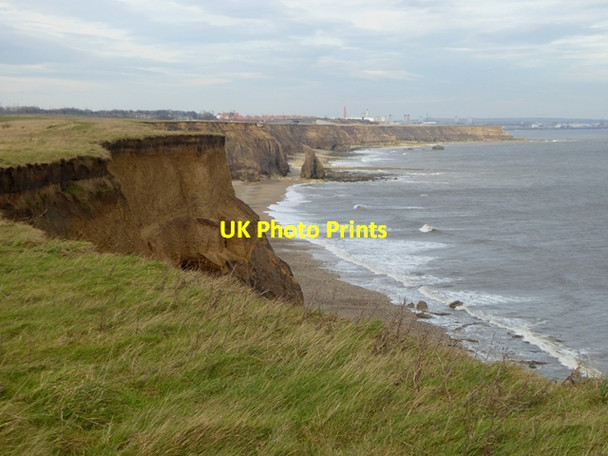 Photo 6"x4" Coastline between Ryhope Dene and Ryhope Village Dene Ryhope c2016
