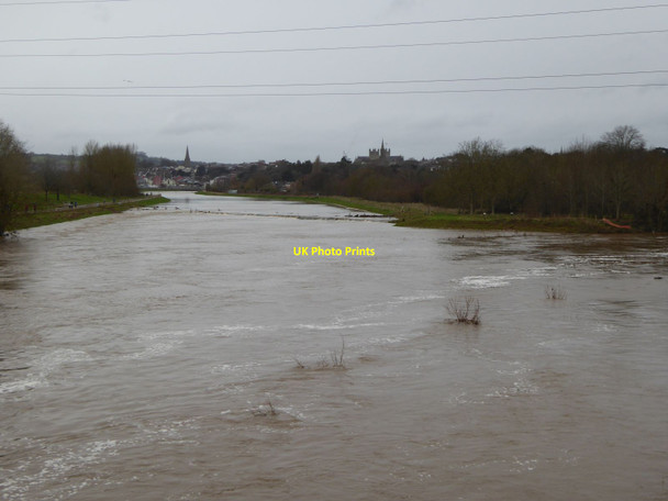 Photo 6"x4" Exeter flood relief channel  Exeter c2016