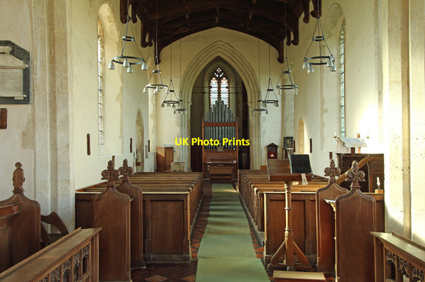 Photo 6"x4" All Saints, Stansfield - West end Lower Street\/TL7852 c2016