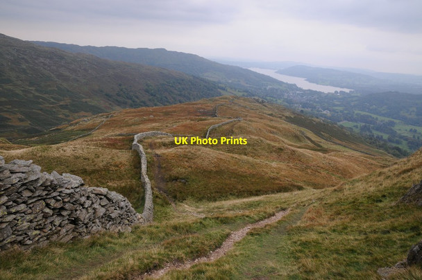 Photo 6"x4" View south from Low Pike Rydal c2015