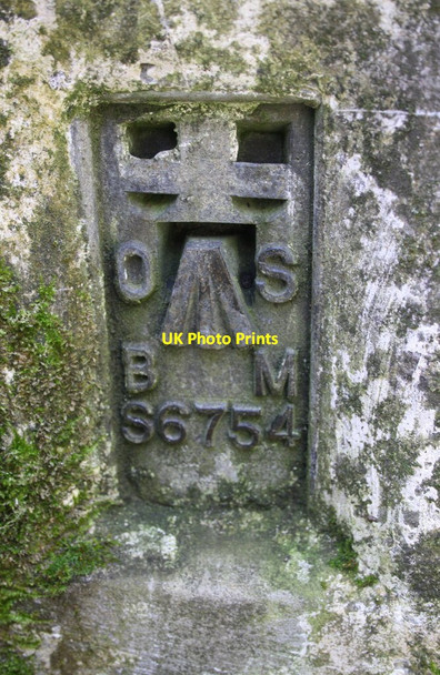 Photo 6"x4" Benchmark on North Leigh trig point North Leigh\/SP3812 c2016