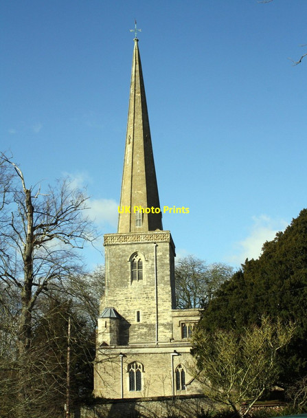 Photo 6"x4" Church of St Peter & St Paul from Pigeon House Lane Church Hanborough c2016