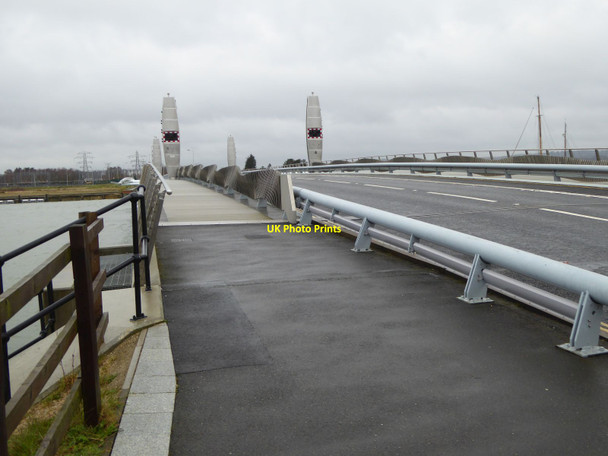 Photo 6"x4" Twin Sails Bridge, Poole Poole\/SZ0191 c2016