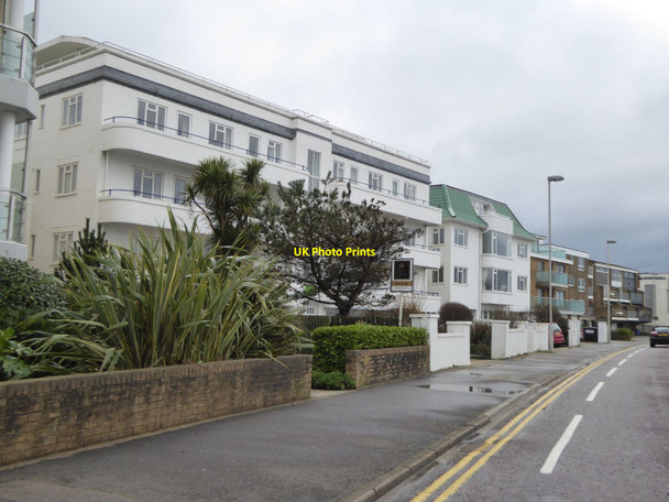 Photo 6"x4" Apartment blocks, Banks Road, Sandbanks Lilliput c2016
