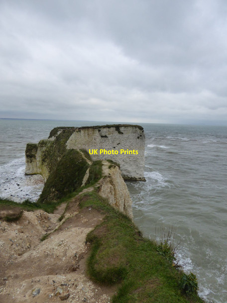 Photo 6"x4" Old Harry Rocks Studland c2016