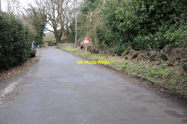 Photo 6"x4" No through road at Wychbold Droitwich c2016