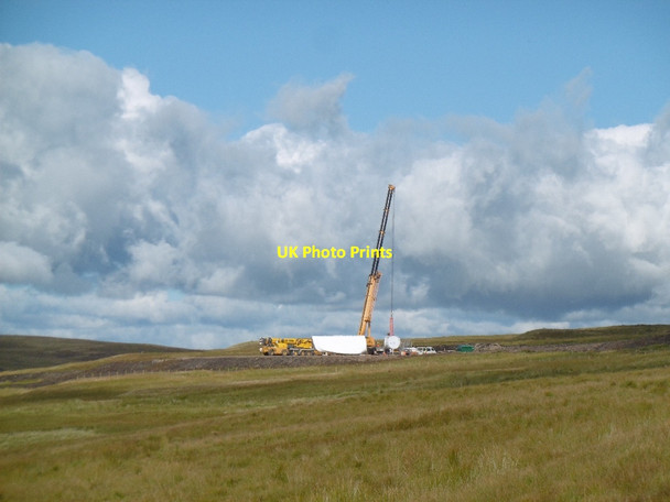 Photo 6"x4" Turbine construction, Ling Hill Ling Hill\/NS6789 c2015