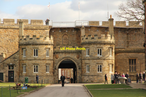 Photo 6"x4" Castle east gate Lincoln c2016
