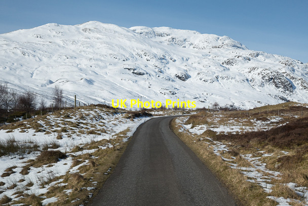 Photo 6"x4" View along the road towards Meall nan Tarmachan Milton Morenish c2016