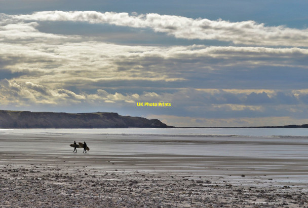 Photo 6"x4" Llangennith Surfers Hillend\/SS4191 c2016