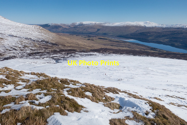 Photo 6"x4" On the southeast ridge of Meall nan Tarmachan looking across Loch Tay Milton Morenish c2016