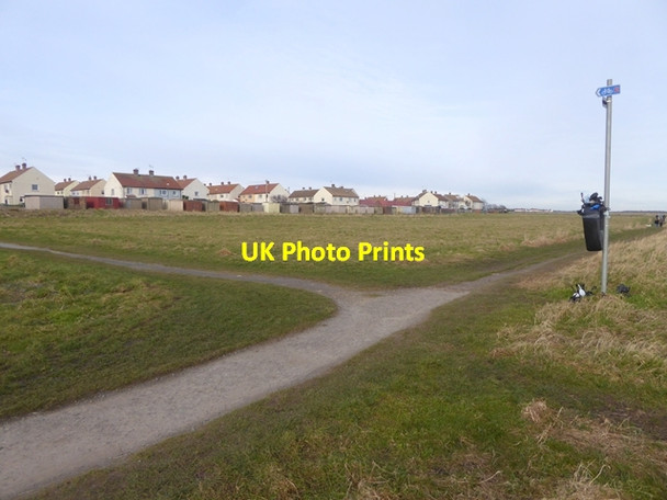 Photo 6"x4" Path junction at Whitburn Whitburn\/NZ4062 c2016
