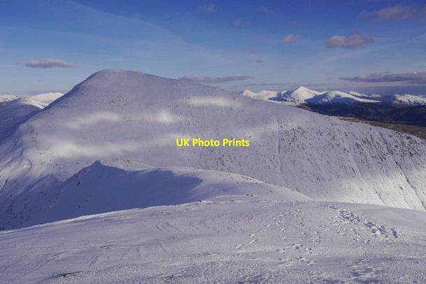 Photo 6"x4" East ridge, Beinn a' Chochuill and Beinn Eunaich Beinn a' Chochuill c2016