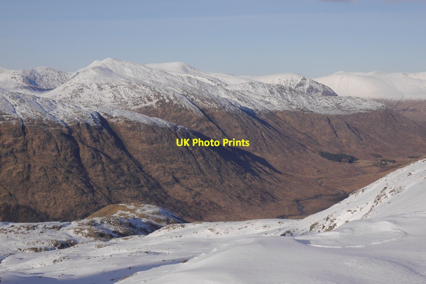 Photo 6"x4" Beinn nan Aighenan and Beinn na Lus Beinn nan Lus\/NN1337 c2016