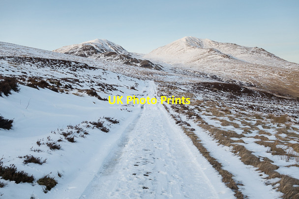Photo 6"x4" Track in the Ben Lawers National Nature Reserve Milton Morenish c2016