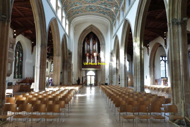 Photo 6"x4" The Nave looking West, Chelmsford Cathedral, Essex Chelmsford c2016