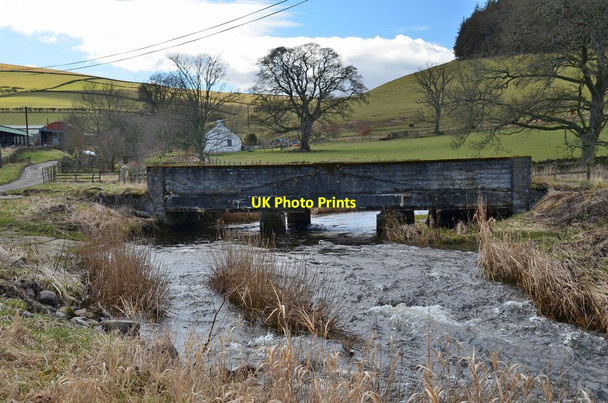 Photo 6"x4" Farm access bridge, Nether Kidston Nether Kidston c2016