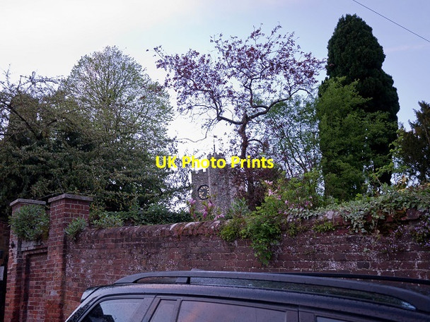 Photo 6"x4" Southern boundary wall of Chilham Churchyard Chilham c2013