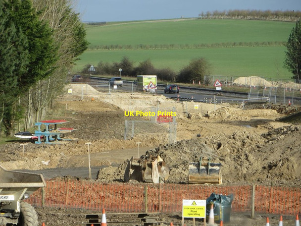 Photo 6"x4" Driving Past Chilton\/SU4885 c2016