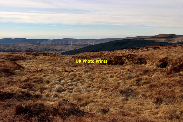 Photo 6"x4" Moorland above Gleann Laoigh Allt Gleann Laoigh c2016