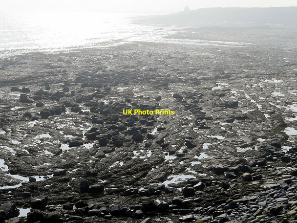 Photo 6"x4" Rocky shore south of Cullernose Point Craster c2016
