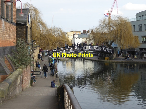 Photo 6"x4" Footbridge at Camden Lock Camden Town c2016