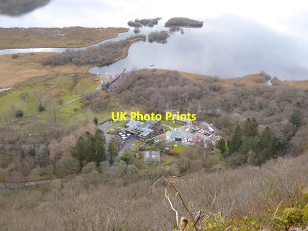 Photo 6"x4" Mary Mount Hotel and the head of Derwent Water Grange\/NY2517 c2016