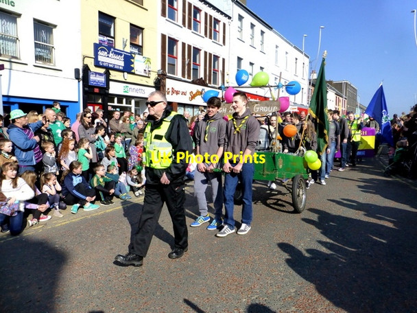 Photo 6"x4" Scouts, St Patrick's Day 2016 Omagh c2016