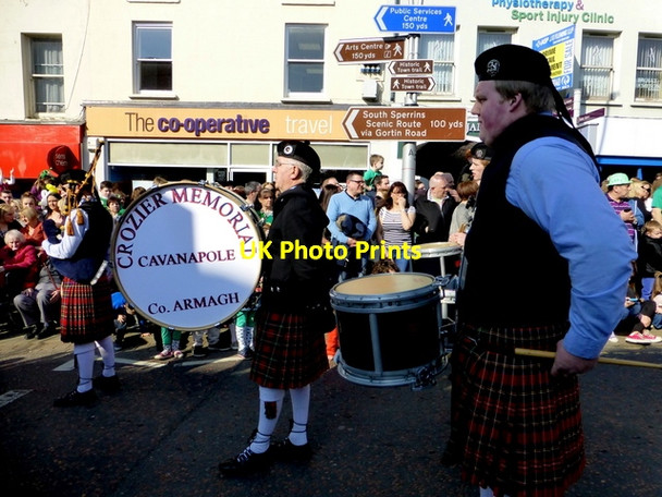 Photo 6"x4" A brief halt, St Patrick's Day 2016 Parade Omagh c2016