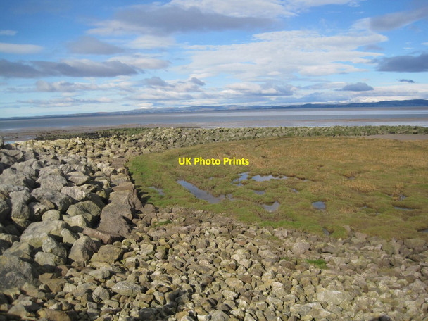 Photo 6"x4" Salt Marsh, Morecambe Bay Slyne c2016 P1