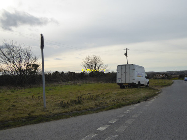 Photo 6"x4" Wide grass verge at the junction of Henver Lane and B3285 Zelah c2016