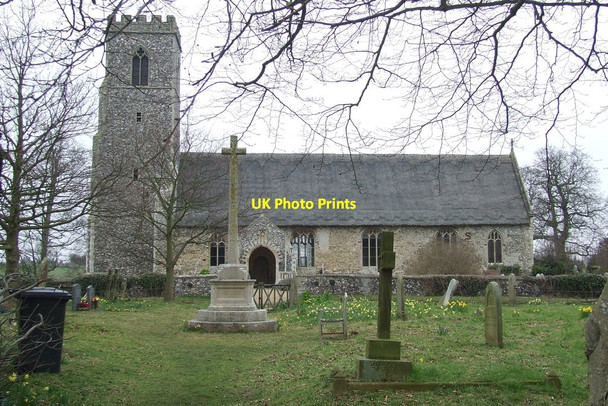 Photo 6"x4" St Mary Henstead Hulver Street c2016