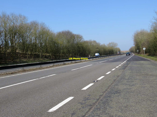 Photo 6"x4" The A34 looking northbound Tufton\/SU4546 c2016