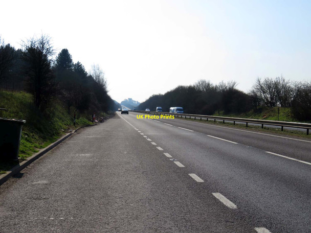 Photo 6"x4" The A34 looking southbound South Wonston c2016